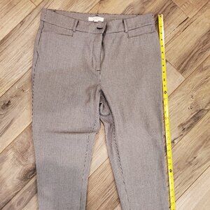 EUC Loft knit pants, black/white, sz 14T